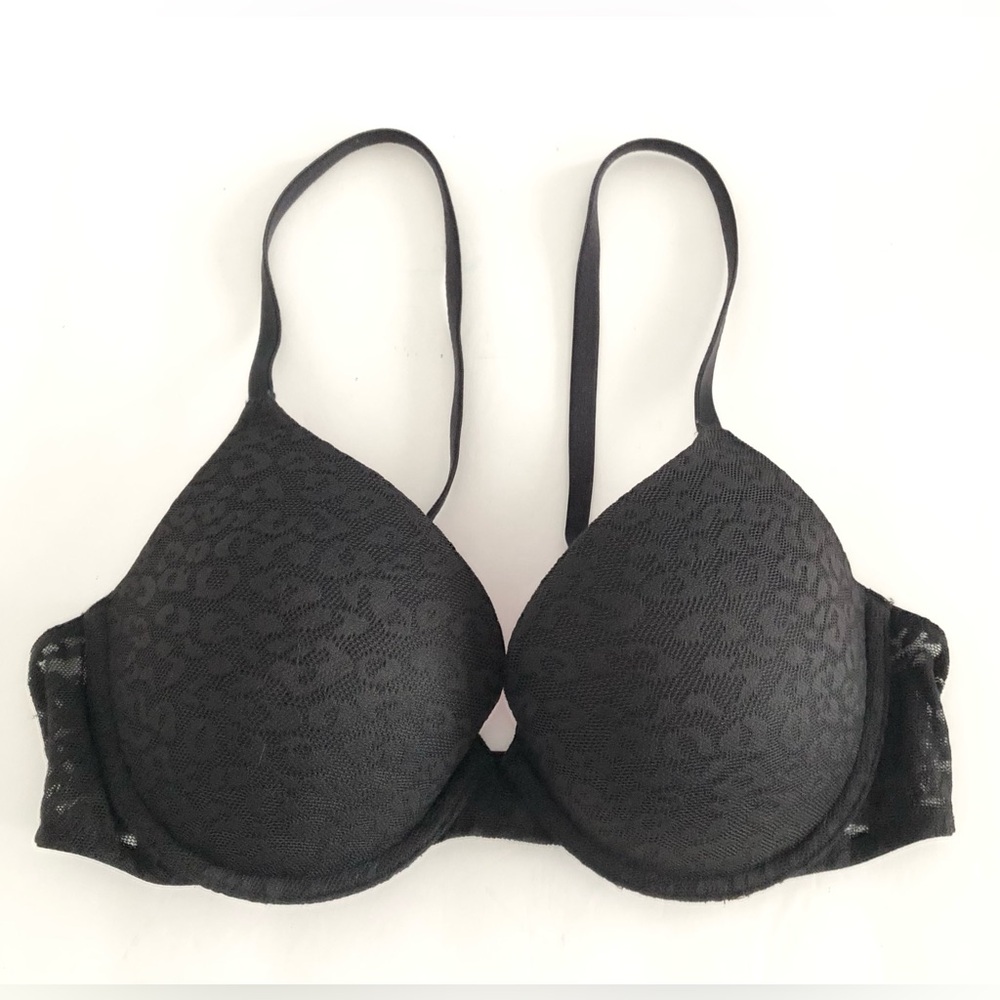 PINK VS Lined Demi Bra 34C NWOT